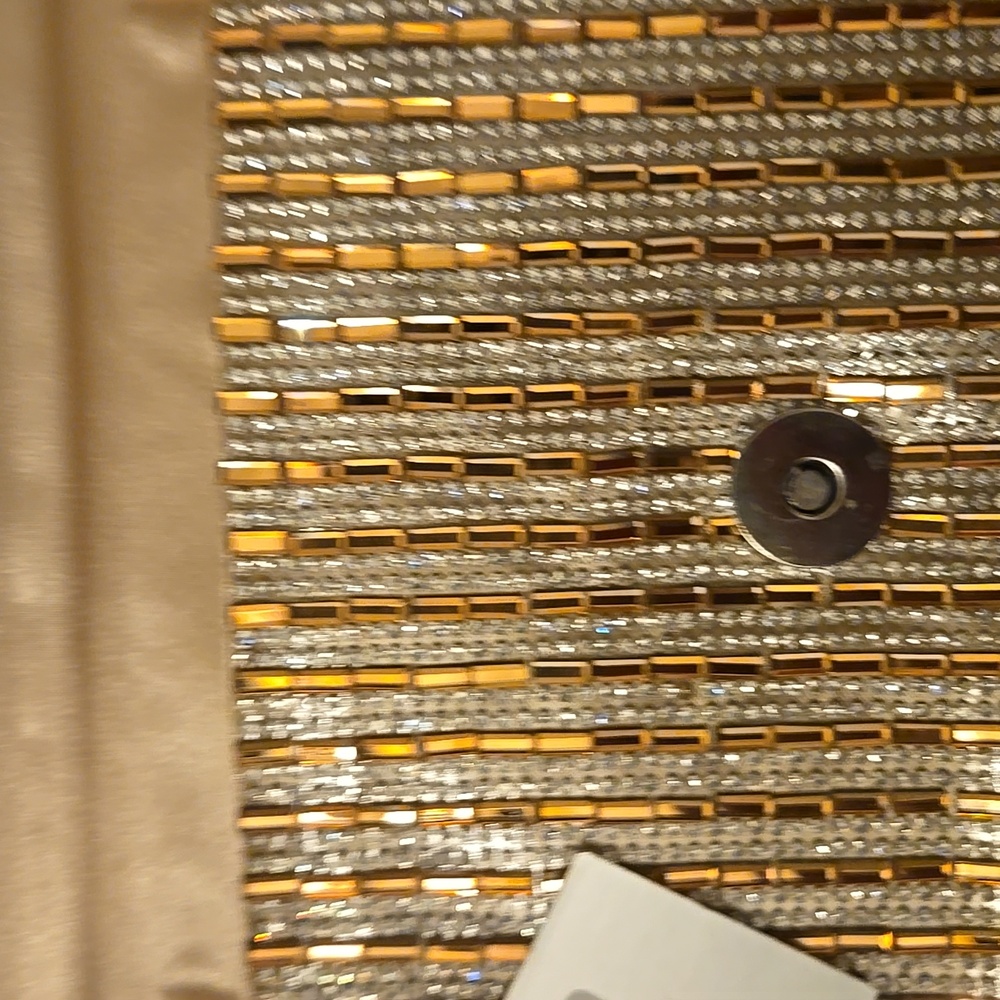 Nina Rose Gold And Silver Elegant Clutch - Picture 13 of 17